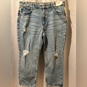 Wrangler High Rise Rodeo Straight Crop Jeans